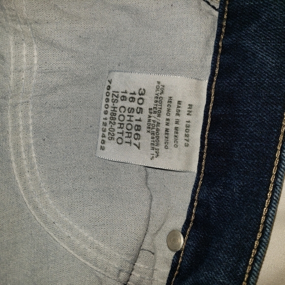 Vintage Men's Lee Jeans 16 Short Cotton - Picture 3 of 8